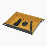 صينية ساعة كاميو باللون الأصفر